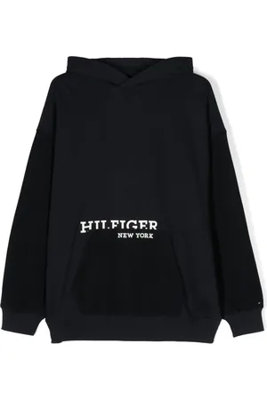 Tommy Hilfiger Logo-print cotton hoodie