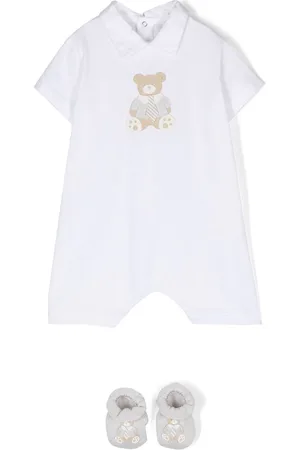 Story Loris Button-up short-sleeve rompers