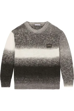 Dolce & Gabbana Dégradé stripe crew-neck jumper