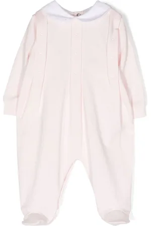 SIOLA Embroidered-dots pleated body