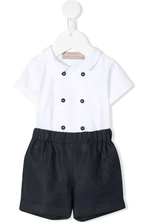 LA STUPENDERIA Panelled all-in-one playsuit