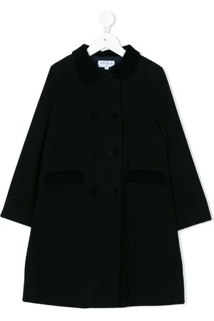 SIOLA A-line buttoned coat