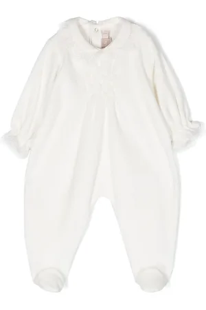 LA STUPENDERIA Lace-trim cotton-blend pyjamas