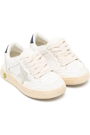 Golden Goose Panelled low-top leather sneakers