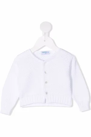 SIOLA Open-knit buttoned cardigan