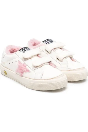 Golden Goose Shearling star-patch sneakers