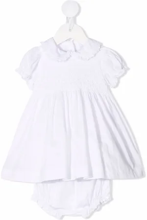 SIOLA Ruffle-trim cotton dress