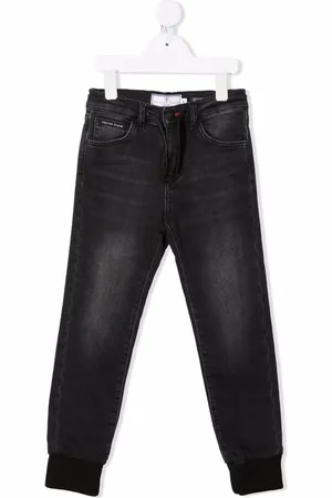 Philipp Plein Iconic Plein mid-rise straight-leg jeans