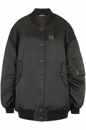 Dolce & Gabbana Logo-tag duchesse bomber jacket