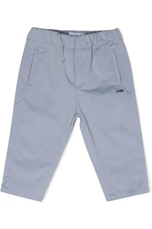 Emporio Armani Stretch-cotton tailored trousers
