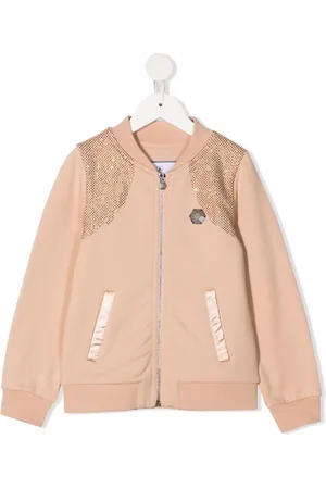 Philipp Plein Iconic Plein rhinestone-embellished bomber jacket