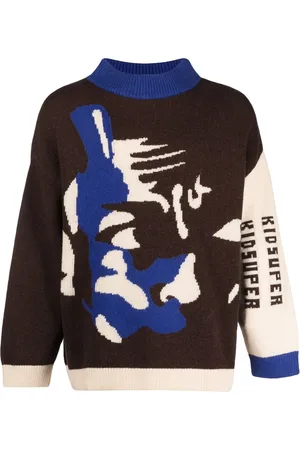 KIDSUPER STUDIOS Jazz Club intarsia-knit sweatshirt