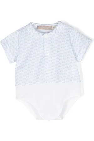 LA STUPENDERIA Bicycle-print short-sleeve shirt