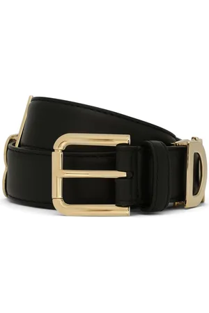 Dolce & Gabbana KIM DOLCE&GABBANA logo-lettering leather belt