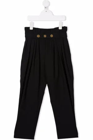 Balmain Pleat-detail belted trousers