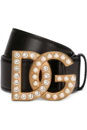 Dolce & Gabbana DG-logo leather belt