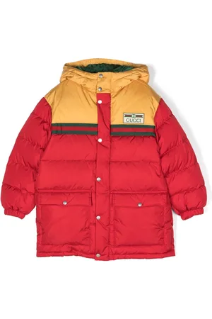 Gucci Logo-patch padded coat
