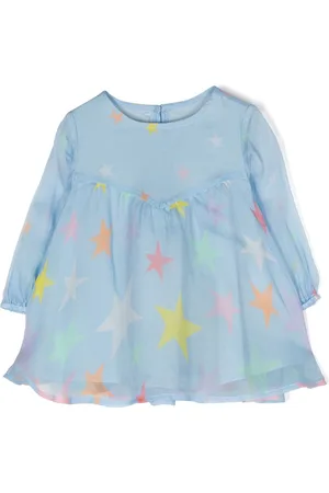 Stella McCartney Star-print ruched blouse