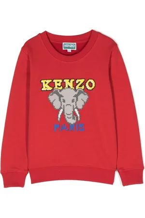 Kenzo Logo-embroidered crew-neck sweatshirt