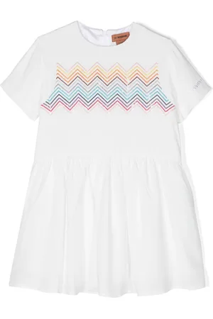 Missoni Zigzag-detail short-sleeve dress