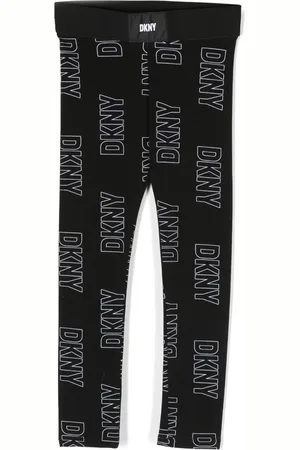DKNY Logo-print stretch-cotton leggings
