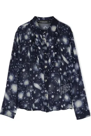 VERSACE Versace Solar System silk shirt