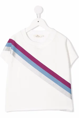 Le pandorine Striped organic cotton T-shirt
