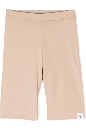 Calvin Klein Logo-patch cotton shorts