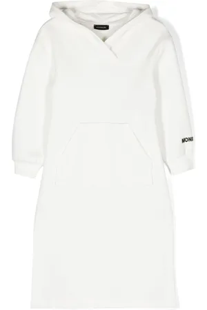 MONNALISA Logo-print hoodie dress