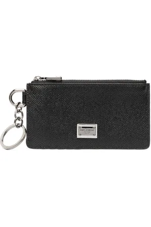 Dolce & Gabbana Logo-tag leather card holder