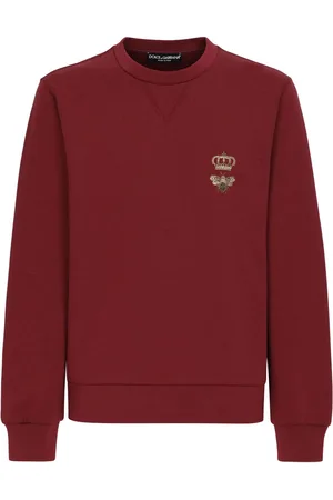 Dolce & Gabbana Bee-embroidered cotton sweatshirt