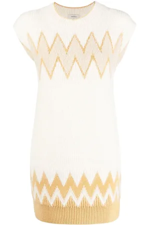 Onefifteen Zigzag embroidered mini dress