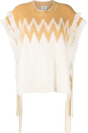 Onefifteen Fringe-detail knit top