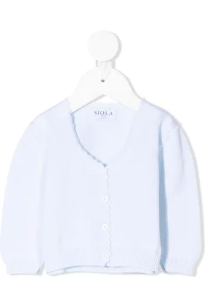 SIOLA Scallop-edge cardigan