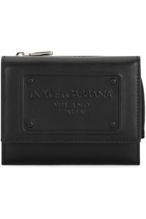 Dolce & Gabbana Logo-embossed leather wallet