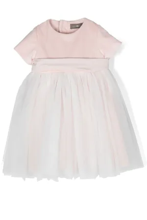 LITTLE BEAR Short-sleeve velvet dress