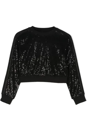 Michael Kors Logo-print sequin-embellished sweatshirt