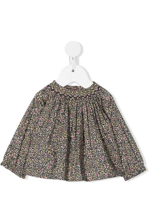 BONPOINT Floral-print long-sleeve blouse