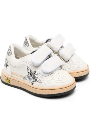 Golden Goose Glitter-detailing touch-strap sneakers