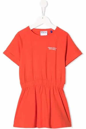 MARCELO BURLON Tempera Cross logo-print T-shirt dress