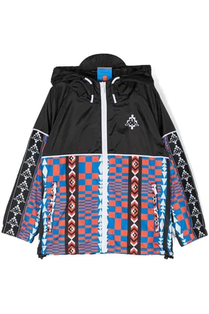 MARCELO BURLON Chets logo-print detail hooded jacket