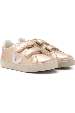 Veja Laminated touch strap sneakers