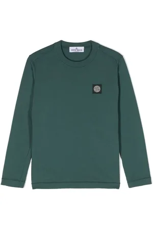 Stone Island Compass-patch long-sleeve T-shirt