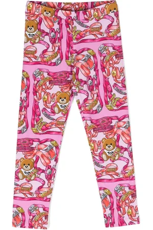 Moschino Graphic-print cotton legging