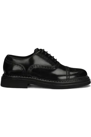Dolce & Gabbana Francesina leather derby shoes
