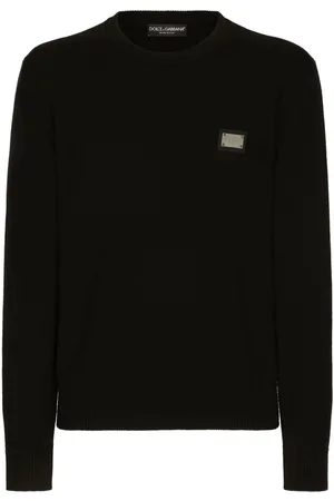 Dolce & Gabbana Logo-tag wool-cashmere jumper