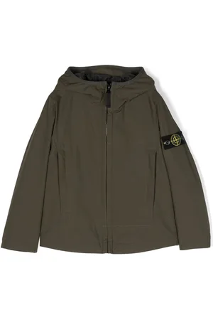 Stone Island Compass-motif zip-up jacket