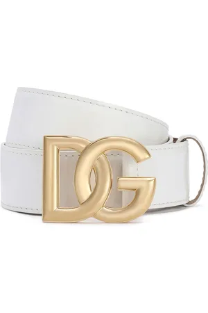 Dolce & Gabbana DG-logo leather belt