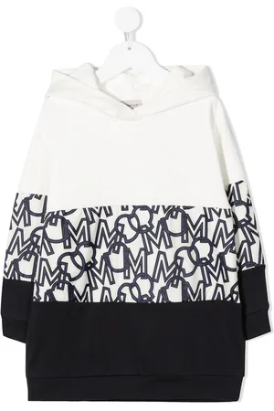 Moncler Monogram-panel hooded dress