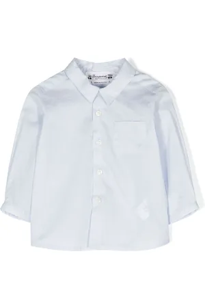 BONPOINT Classic-collar long-sleeve shirt